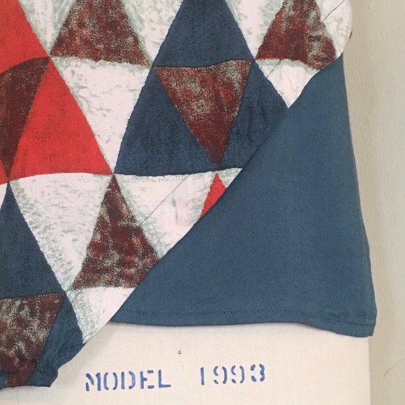 Mother Earth Forest Green & Rust Geometric Tank - Picture 4 of 11